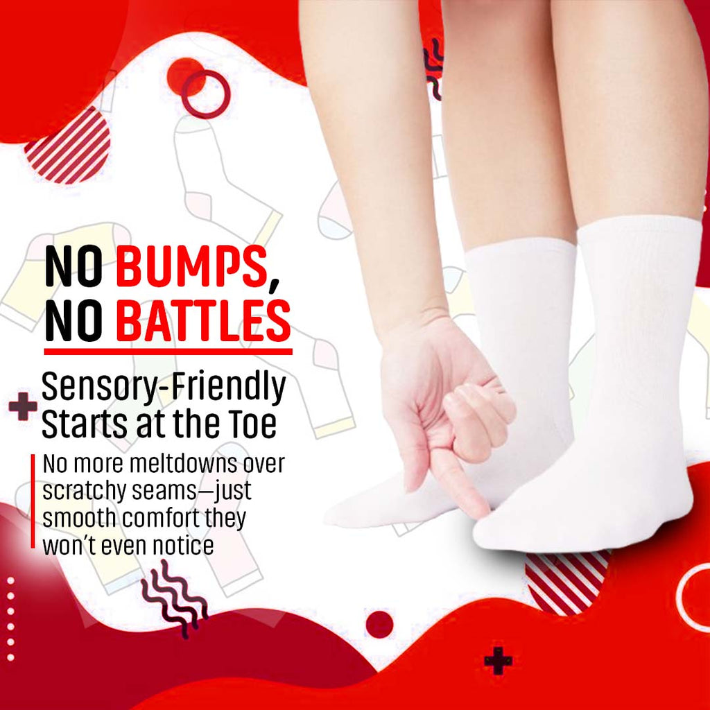 SmoothToe™ Crew Socks – 5 Pack